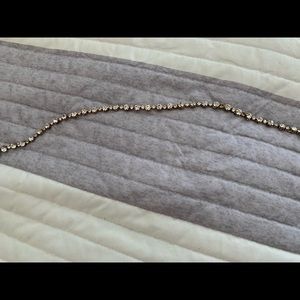 Diamond-like Bridal Ribbon Belt